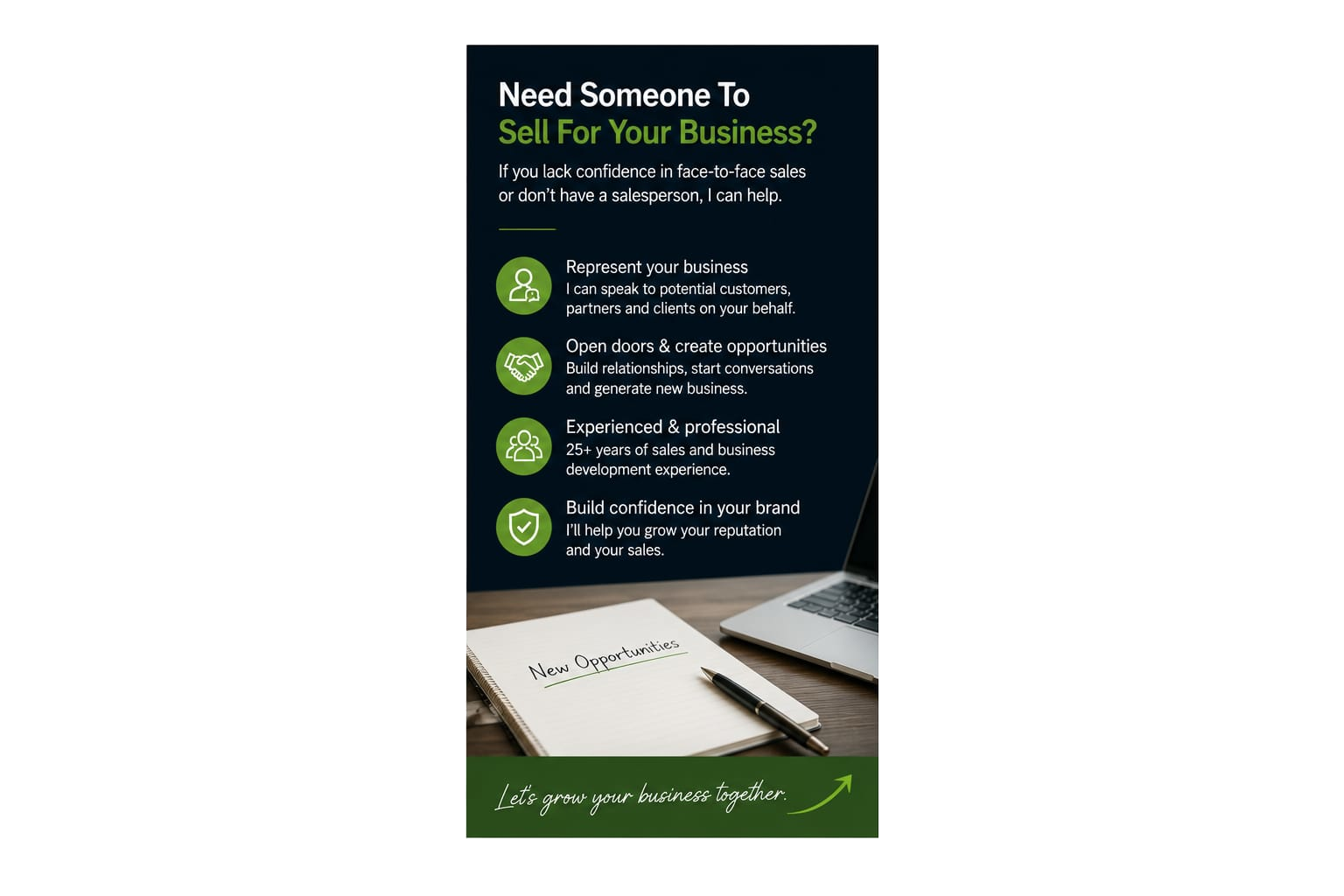 Sales support for your business